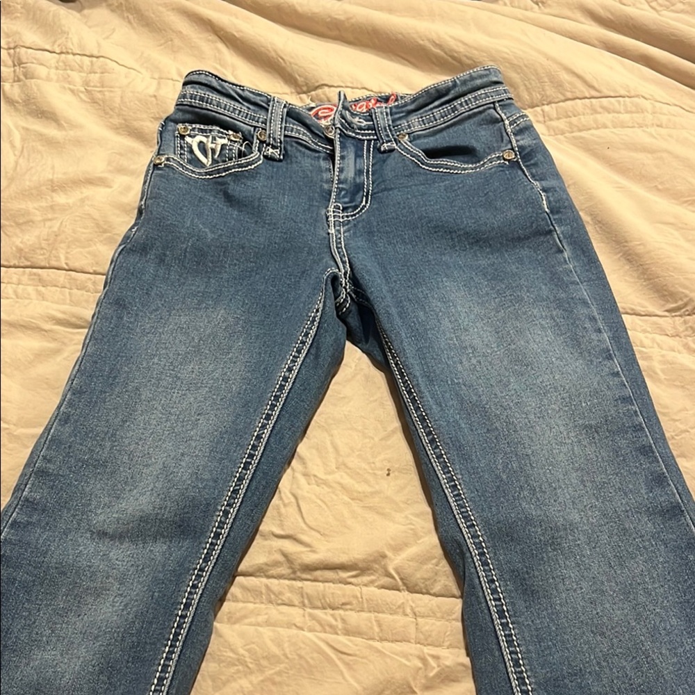 Cowgirl Hardware Western Jeans girls 7